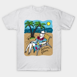 Bahama Llama design T-Shirt